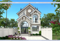 Thiết kế biệt thự 1 tầng kết hợp sân vườn 