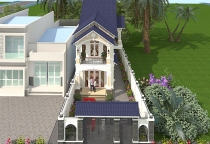 Nhà 2 tầng Tân cố điển Xuân Lộc, Đồng Nai 