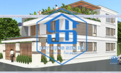 Thiết kế Villa kết hợp sân vườn 