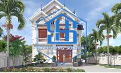 Thiết kế mẫu nhà biệt thự mini mái thái 