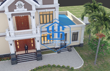 Thiết kế biệt thự  vườn hiện đại đẹp đẳng cấp 